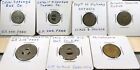 Lot Of 7   Transportation Tokens   Canada - Pennsylvania - Iowa   More  Tt-221