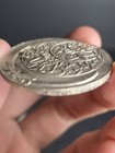 Yemen 1 Ahmadi Riyal Crown Silver Coin 1367 Ah Mutawakkilite Kingdom