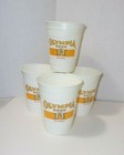 4 Vintage 1970   s 80   s Olympia Beer Plastic Drink Cups