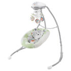 Fisher-price Snow Leopard Baby Dual Motion Swing With Sounds   Motorized Mobile