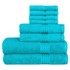 Hurbane Home Luxury 100  Cotton Bath Towel Set - Soft  Absorbent   8-pcs