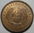   1864 Bu  Two Cent Piece  Super Color   Eye Appeal  Free Shipping
