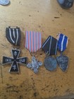 4 X Slovakia   Chez Medals Defence  Cross Class Iii  War Cross  Wwi Cross Iv Cl 