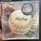 Rawlings Official 2008 Mlb All-star Game Baseball Ball In Display Case  White