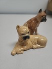 Vintage Hand Painted Boxer Dog Figurines  172a 