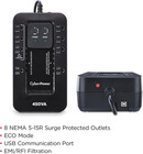 Cyberpower Ec450g Ecologic Battery Backup   Surge Protector Ups System  450va 26