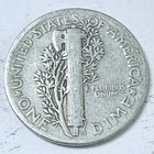 1942 10c Mercury Silver Dime - 90  Silver  Circulated Coin Free Shipping  8336