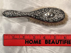 Art Nouveau Silver Repousse  Hair Brush