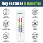 Large 240mm Outdoor Thermometer For Garden  Greenhouse  Home Or Office