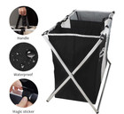 New Dirty Clothes Hamper Basket Sorter 3 Sections Folding Laundry Basket