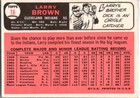 1966 -larry Brown- Topps Autograph signed auto Baseball Card  16 Indians