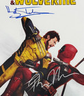 Deadpool   Wolverine Signed Movie Poster 11x17 With Coa - Authentic Memorabilia