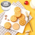 Stainless Steel Flower Edge Cookie Cutter Set For Biscuit Dumpling Pastry Cake