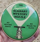 Rare Antique Advertising Pocket Mirror The Improved Elkhart Mystery Nozzle