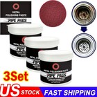 Metal Polish Paste Protectant Scratch Remover Pipe Infused Polishing Pad