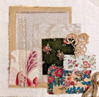 Antique   Vintage French Fabric   Textile Slow Stitch Kit