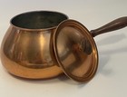 Tagus Vintage Copper Fondue Pot With Brass And Wooden Handle Made In Portugal