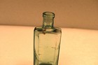 Antique Plain Aqua Glass Medicine Bottle 4 5in Apothecary Chemical Bottle