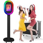 Portable Photo Booth Machine Remote Control Rgb Ring Lighting For Various Ipad 