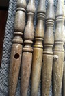 8 Vtg Salvage Wood Spindles Balusters Woodworking Crafter Sizes 16    To 18   