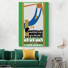 1930 World Cup Poster     First Fifa Soccer Tournament Uruguay Football Print