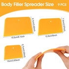 9 Pack Body Filler Spreader  Reusable Plastic Spreader For Applying Putty
