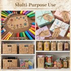 300pcs Gift Tags With String Attached  1 6 X 2 8 Inch Kraft Paper Hang Tags F   