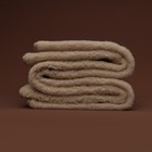 Camel Wool Blanket Cappuccino   Luxury Natural Wool   Warm   Soft   Handmade