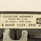 Duct-o-wire Model C-40 40 Amp 600v Overhead Crane   Hoist Conductor Assembly