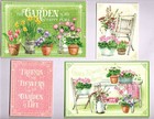 Graphic45 Grow With Love  8pk  Handcut 3x4  4x6 Ephemera Cards Double-sided