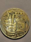Physical Bitcoin Commemorative Coin Gold Plated Collection Collectible  1 Coin 
