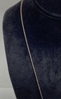 Waterford Sterling Silver 925 Crystal Heart Pendant Twisted Rope Necklace 20 