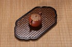 Handmade Yixing Zisha Persimmon  Teapot  Red Duan Clay 100ml 