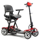 4 Wheel Electric Powered Wheelchair Foldable Portable Motorized Mobility Scooter