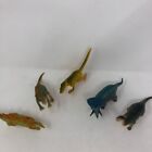 Safari Ltd 5 Pcs Prehistoric Dinosaur Figurines Triceratops Velociraptor Vintage