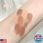 Erinde 9 Colors Eyeshadow Palette  Matte Shimmer Glitter Eye Shadow Makeup Pa
