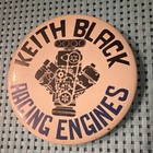 Lot Of 5 Vintage Pinback Buttons  Keith Black Racing  Mint 400  Bristol Dragway