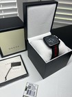 Gucci Coupe Chronograph Black Dial Nylon Strap Men s Watch Ref  Ya131202
