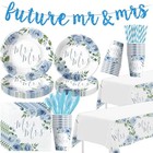 Srua Don Mr And Mrs Dusty Blue Bridal Shower Decorations  Something Blue