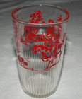 Vintage Davy Crockett Juice Glass   Hazel Atlas   Nice 