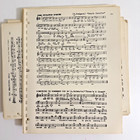 Vintage Music Sheets From Old Music Books Lot Of 20 Sheets 8 1 2 X 11