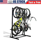 Heavy Duty Freestanding 5-bike Storage Rack Adjustable 300lb Vertical Bike Stand