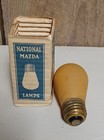 Vintage Original Yellow National Mazda Lamp 10w 120v Light Bulb Fn1432