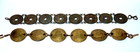 2 Vintage Coin Bracelets 5 Cent Caribbean 5 Cent Belgium