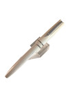 White Osmiroid 65 Fountain Pen With Steel  Music Nib  Squeeze Filler   Nice  