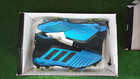 Adidas Predator 19  Fg F35613 Blue Boots Cleats Mens Football soccers