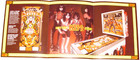 Kiss Pinball Flyer Original 1979 Foldout Art Brochure Hard Rock Glam Music