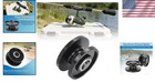Aluminum Groove Spool For Abu Cardinal 4 40 44   Zebco 4 Reels - Durable   Black