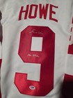 Gordie Howe  mr  Hockey  Autographed White Jersey Xl  9 Psa dna Certified