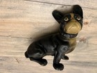 Antique Vintage Hubley Cast Iron French Bulldog Doorstop 7 5  T X 7  L X 4 5  W